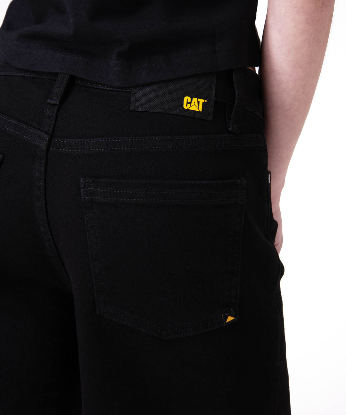 Short Mujer Denim High Rise Cowb Negro