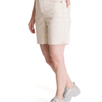 Short Tiro Alto Denim Mujer Cowboy Beige CAT