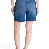 Short Tiro Alto Denim Mujer Cowboy Azul CAT