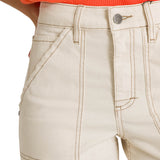 Jeans Cargo Mujer Relaxed Beige CAT