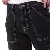 Jeans Cargo Mujer Relaxed Negro CAT