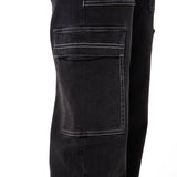 Jeans Cargo Mujer Relaxed Negro CAT