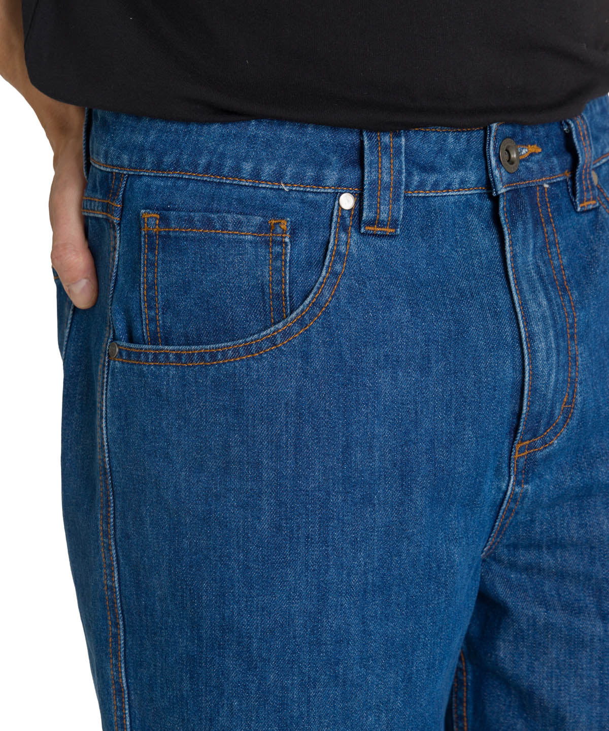 Short Denim Hombre Utility Azul CAT