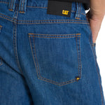 Short Denim Hombre Utility Azul CAT