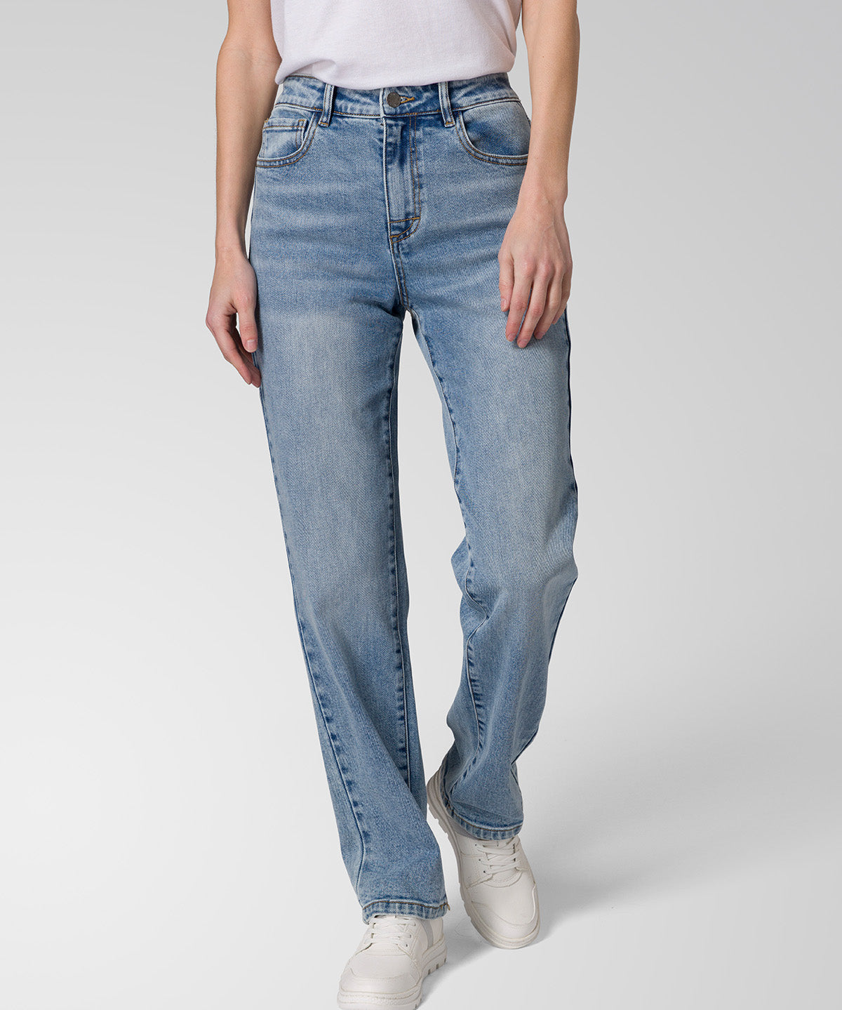 Jeans Mujer CAT Denim High-Rise Straight Azul
