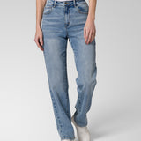 Jeans Mujer CAT Denim High-Rise Straight Azul