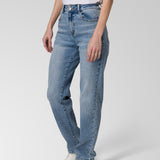 Jeans Mujer CAT Denim High-Rise Straight Azul