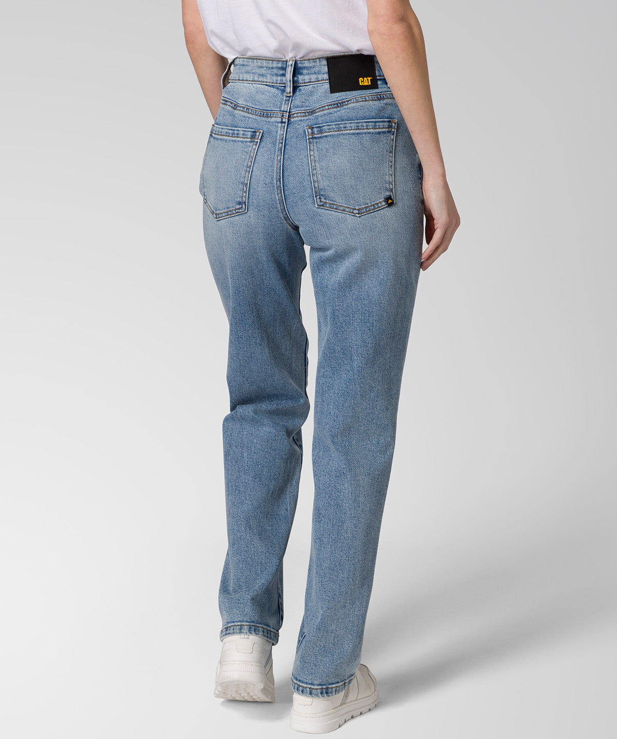 Jeans Mujer CAT Denim High-Rise Straight Azul