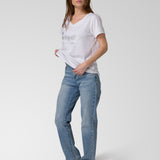 Jeans Mujer CAT Denim High-Rise Straight Azul