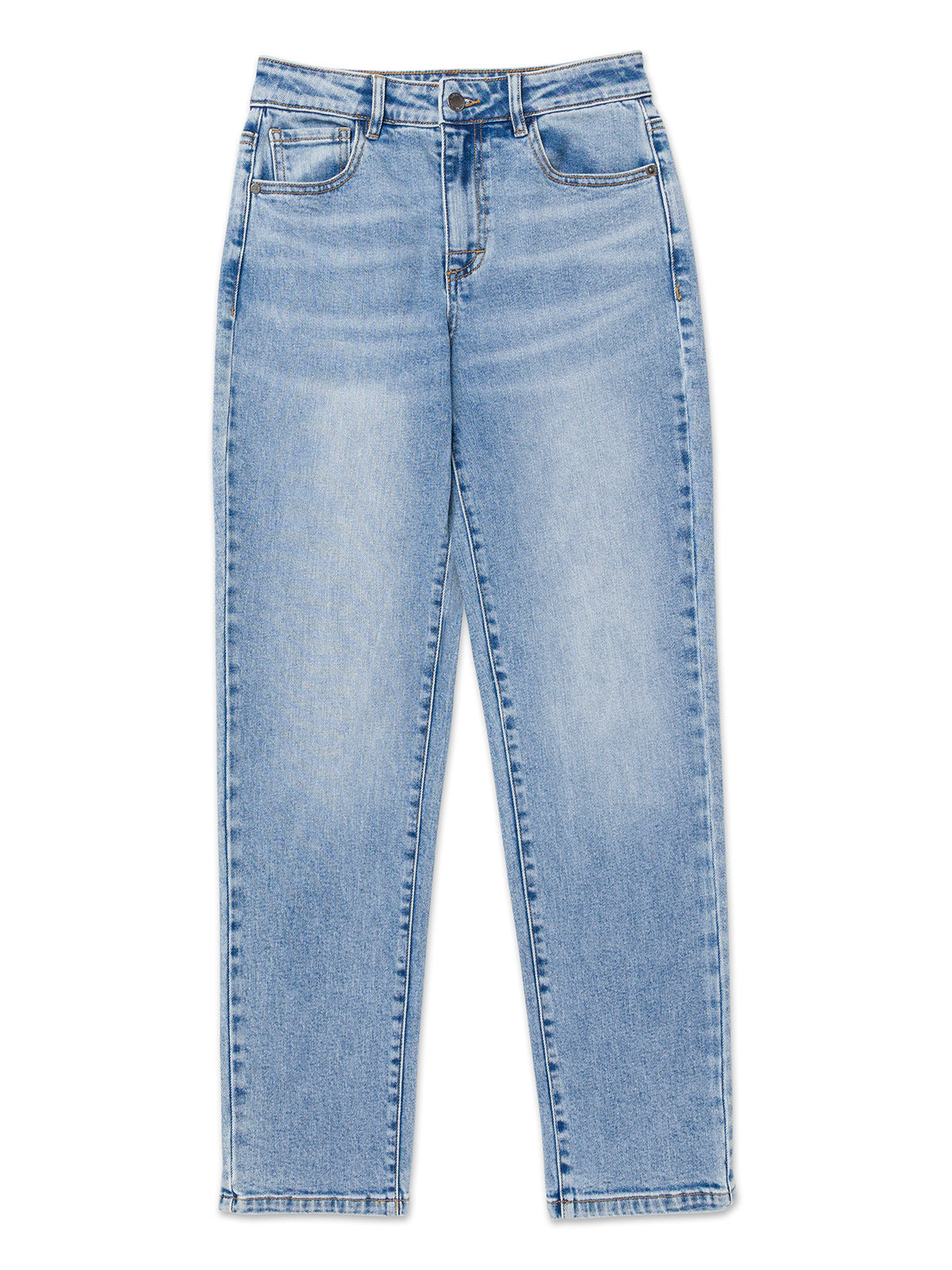 Jeans Mujer CAT Denim High-Rise Straight Azul