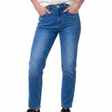 Jeans Mujer CAT High-Rise Straight Leg Azul índigo