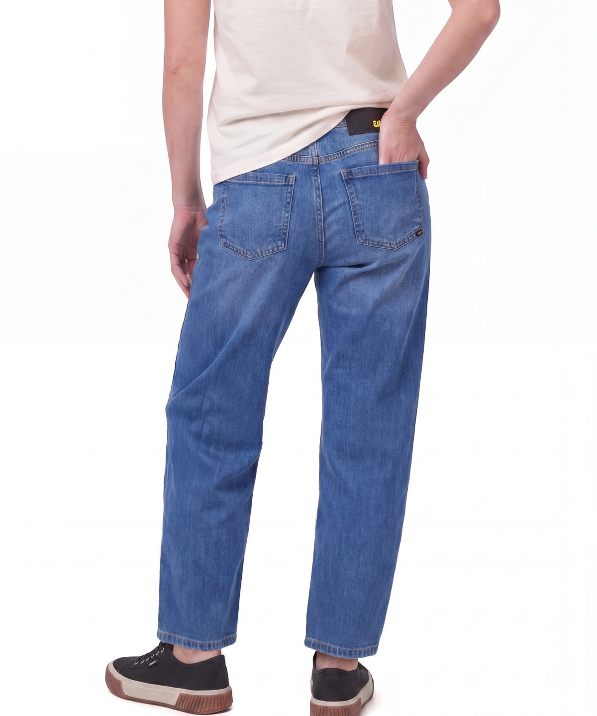 Jeans Mujer CAT High-Rise Straight Leg Azul índigo