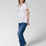 Jeans Mujer CAT High-Rise Straight Leg Azul índigo CAT