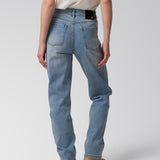 Jeans Mujer Denim High-Rise Stra Celeste