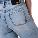 Jeans Wide Leg Mujer Denim Azul Claro Cat