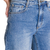 Jeans Mujer CAT High-Rise Straight Leg Azul vintage