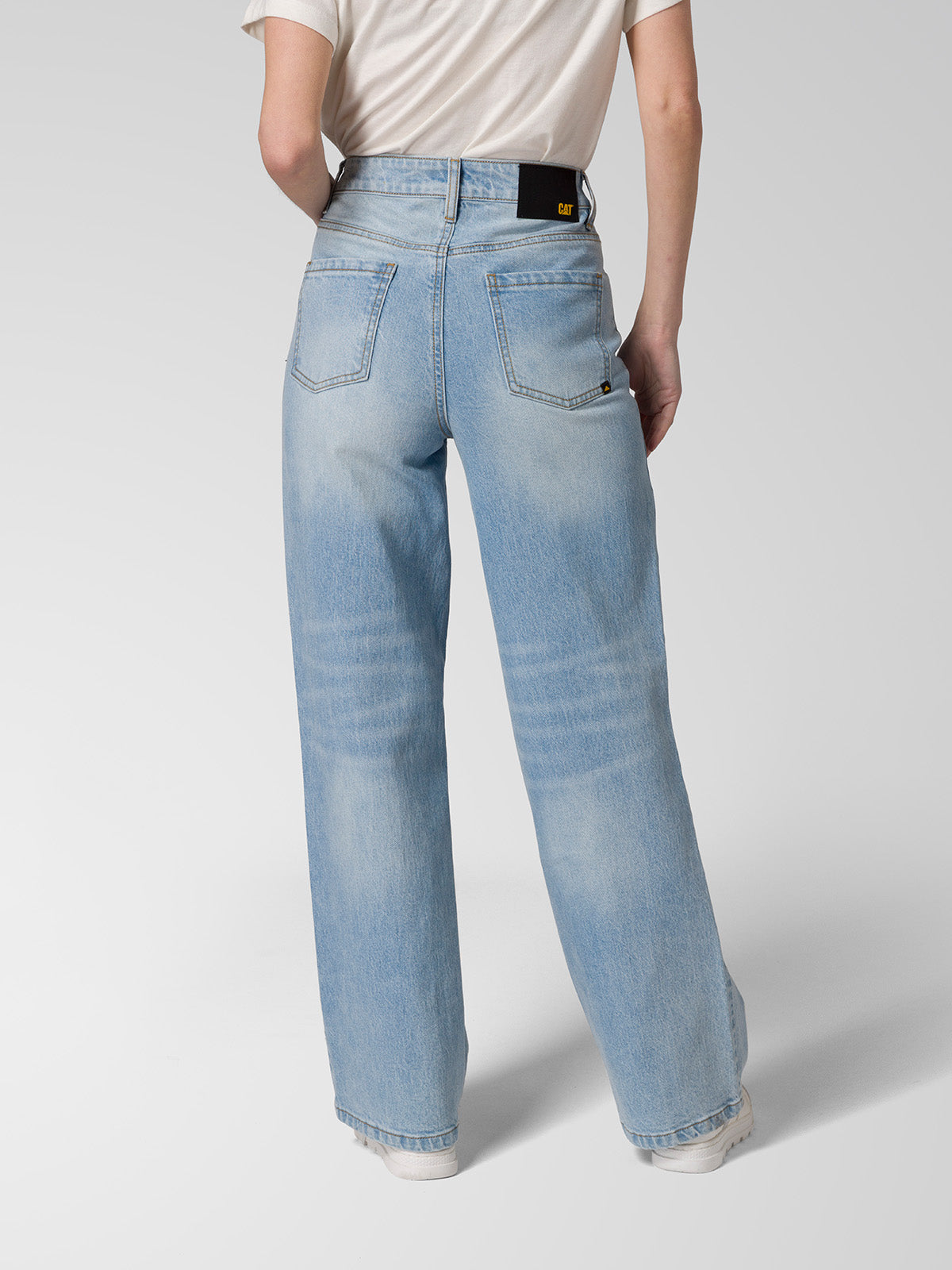 JEANS MUJER DENIM WIDE LEG INDIGO