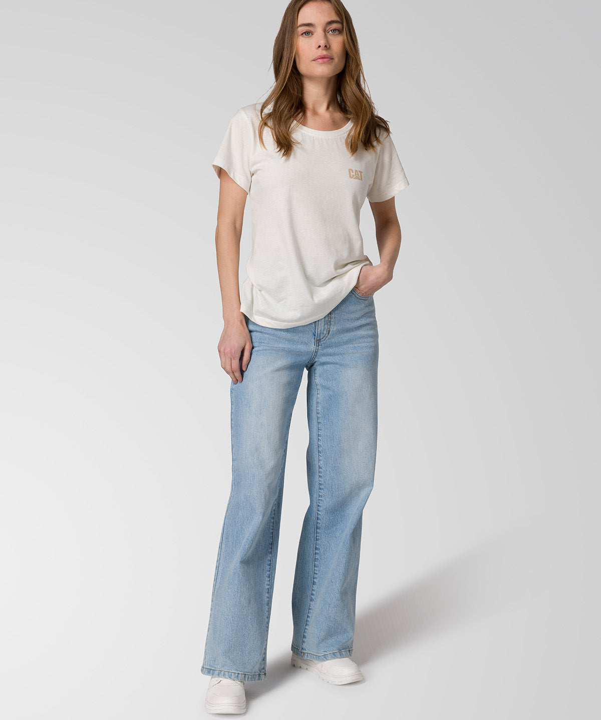 JEANS MUJER DENIM WIDE LEG INDIGO