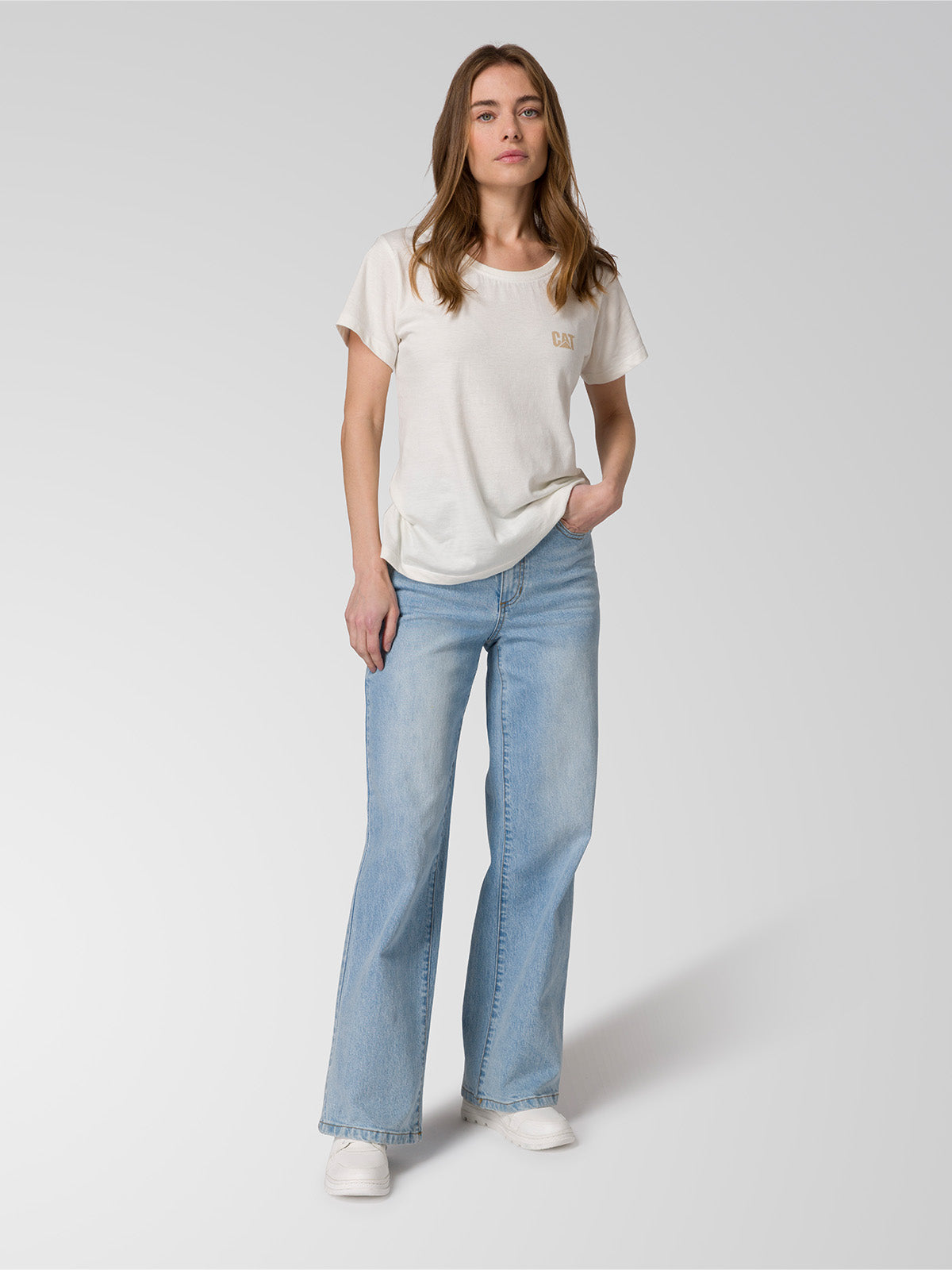 JEANS MUJER DENIM WIDE LEG INDIGO