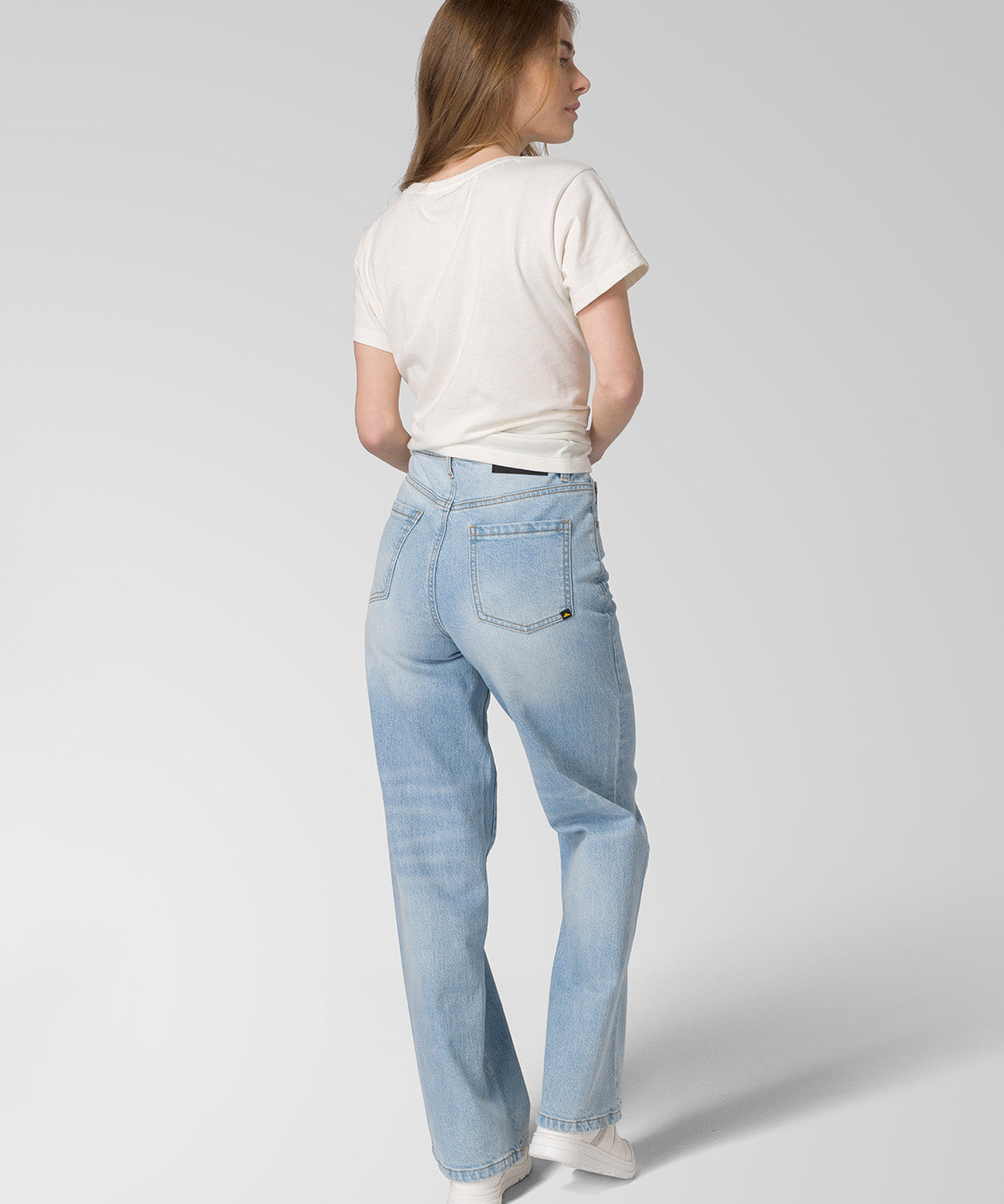 JEANS MUJER DENIM WIDE LEG INDIGO