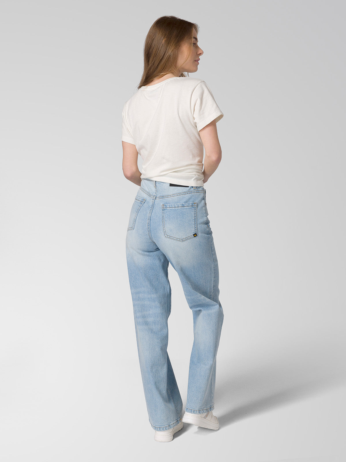 JEANS MUJER DENIM WIDE LEG INDIGO