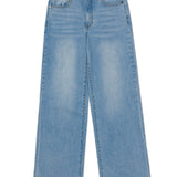 JEANS MUJER DENIM WIDE LEG INDIGO