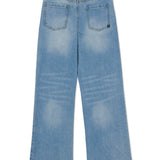JEANS MUJER DENIM WIDE LEG INDIGO