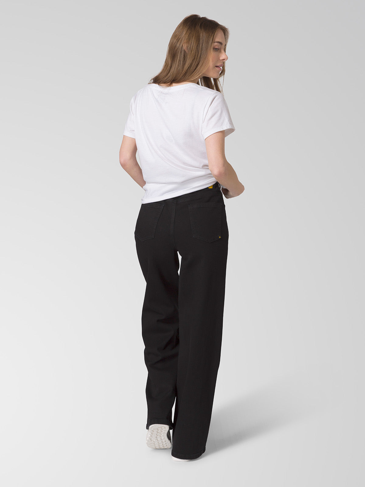 Jeans Mujer CAT Denim Wide Leg - Black Stone CAT