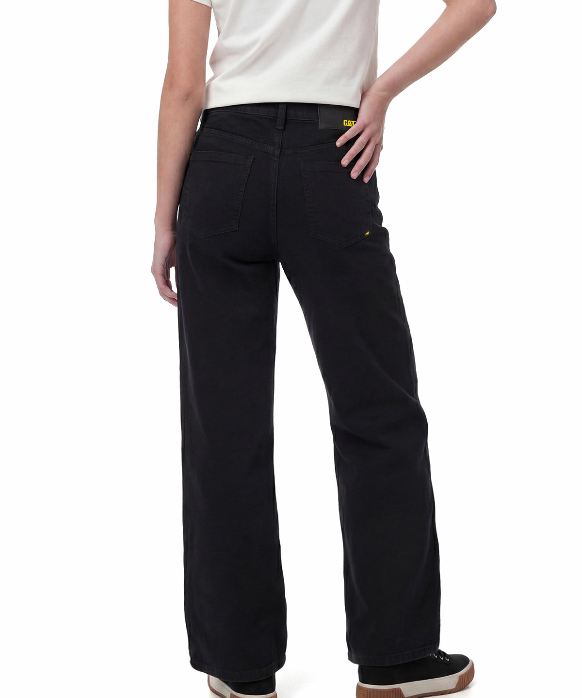 Jeans Mujer CAT Denim Wide Leg - Black Stone