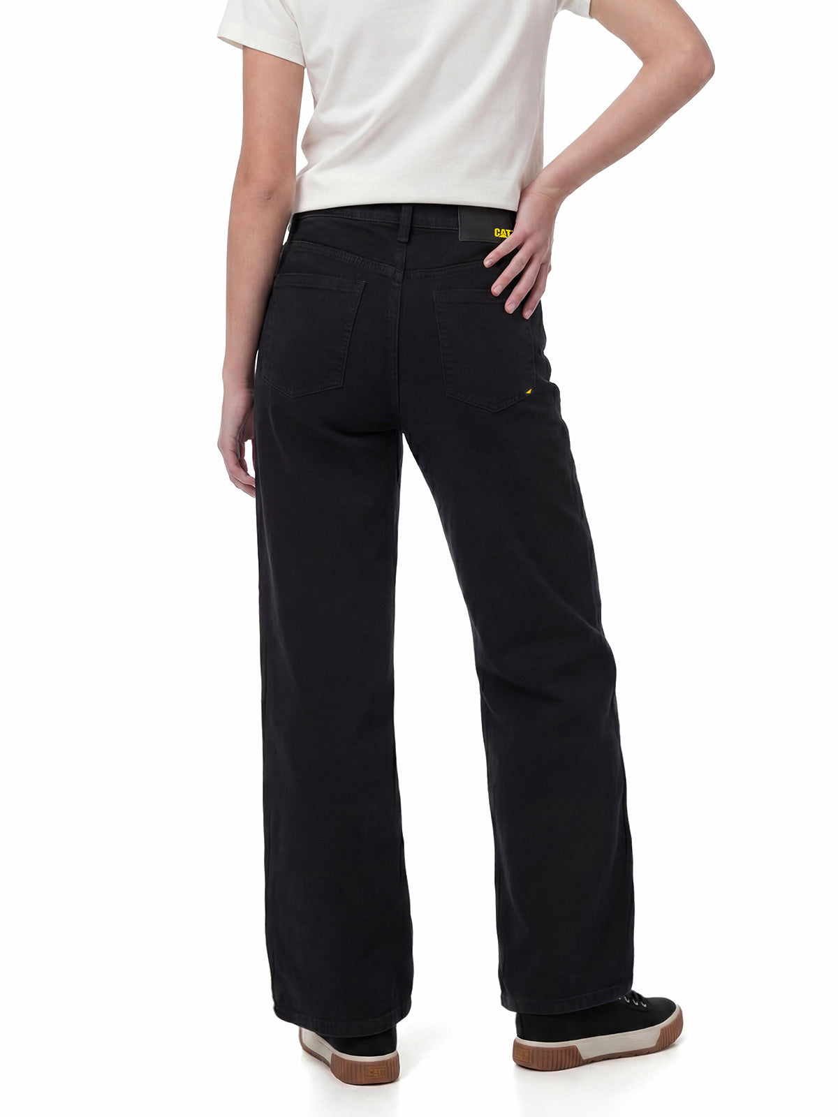 Jeans Mujer CAT Denim Wide Leg - Black Stone