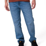 Jeans Rectos Mujer Confort Azul Cat