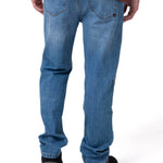 Jeans Rectos Mujer Confort Azul Cat