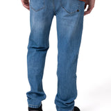 Jeans Rectos Mujer Confort Azul Cat