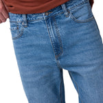 Jeans Rectos Mujer Confort Azul Cat