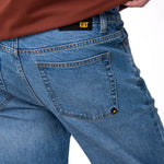 Jeans Rectos Mujer Confort Azul Cat