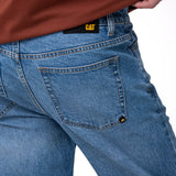 Jeans Rectos Mujer Confort Azul Cat