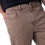 Jeans Rectos Mujer Confort Café Claro Cat