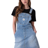 Vestido Mujer Denim Bib Dress Azul