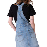 Vestido Mujer Denim Bib Dress Azul