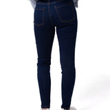 Jeans Stretch Mujer Mid-Rise Azul Oscuro Cat