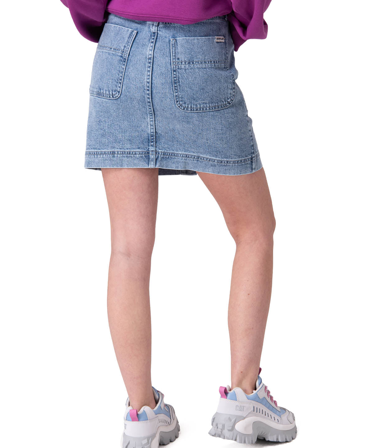 Short Mujer Denim Shank Front Sk Azul