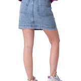 Short Mujer Denim Shank Front Sk Azul