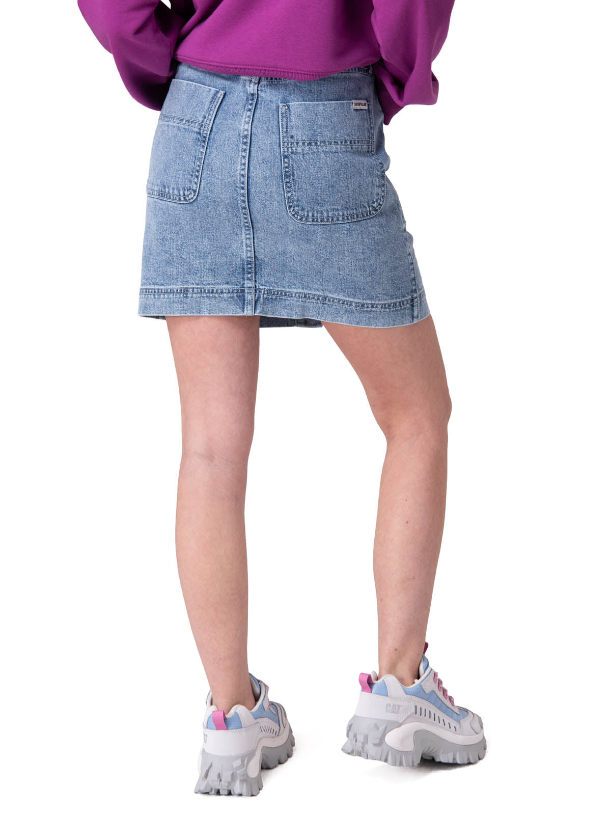Short Mujer Denim Shank Front Sk Azul