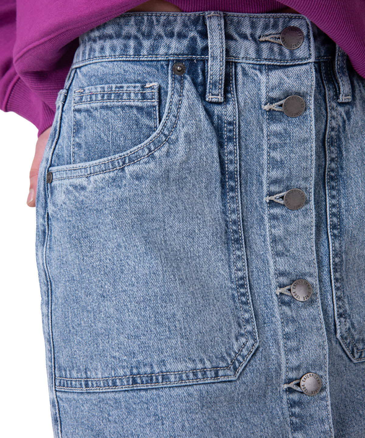 Short Mujer Denim Shank Front Sk Azul