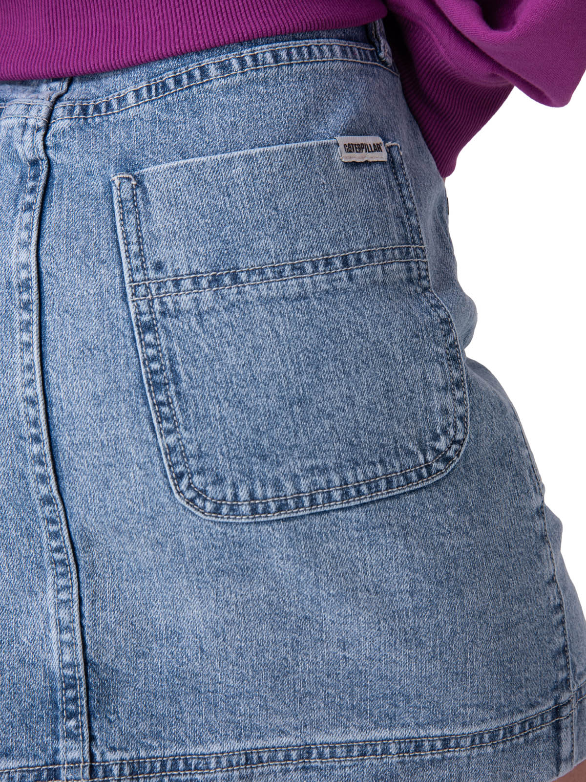 Short Mujer Denim Shank Front Sk Azul