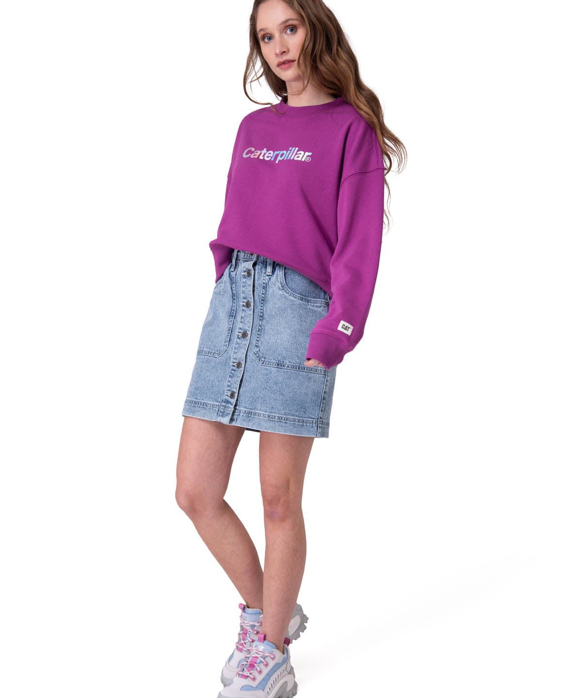 Short Mujer Denim Shank Front Sk Azul