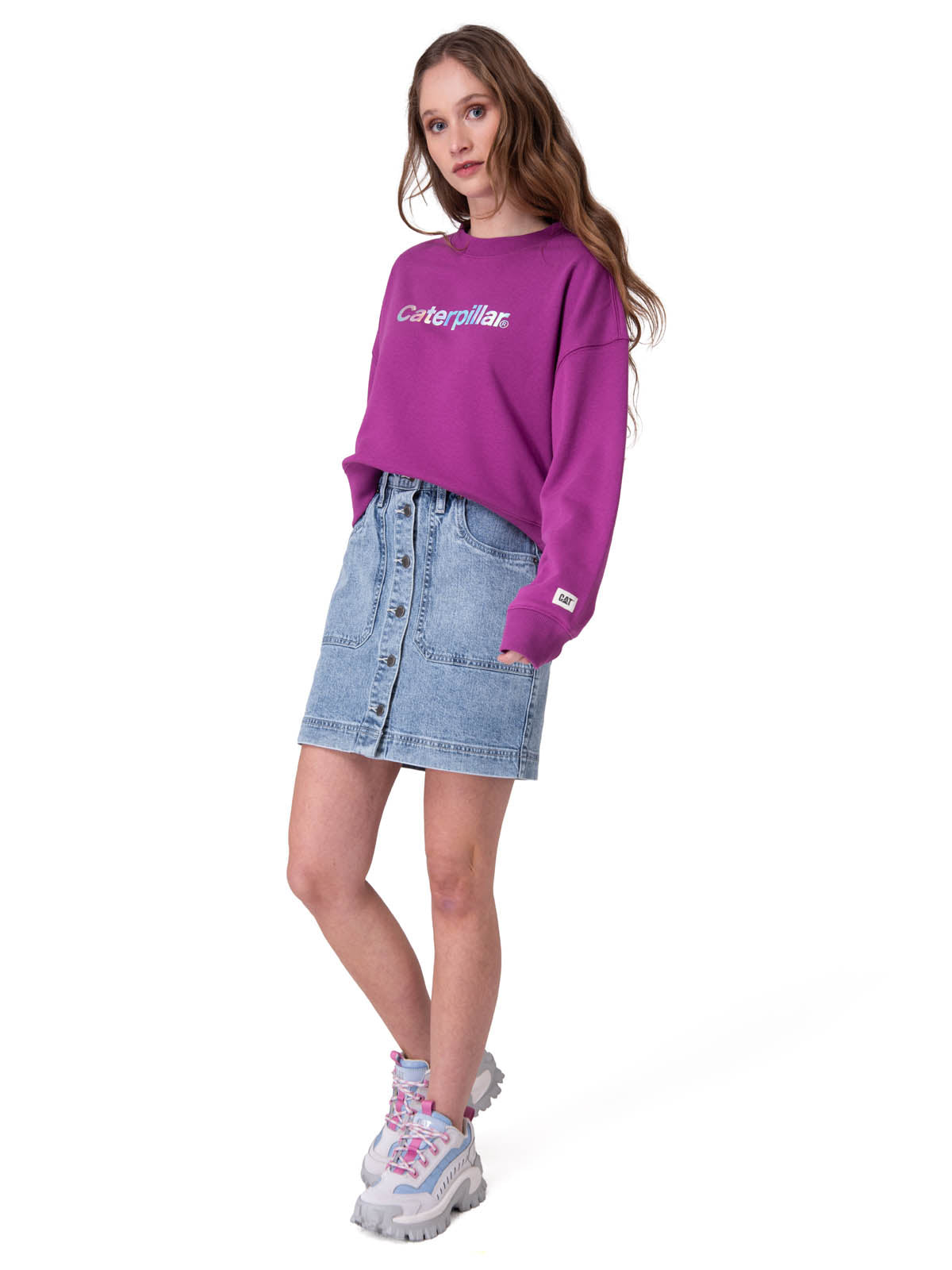 Short Mujer Denim Shank Front Sk Azul