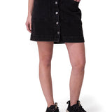 Short Mujer Denim Shank Front Sk Negro