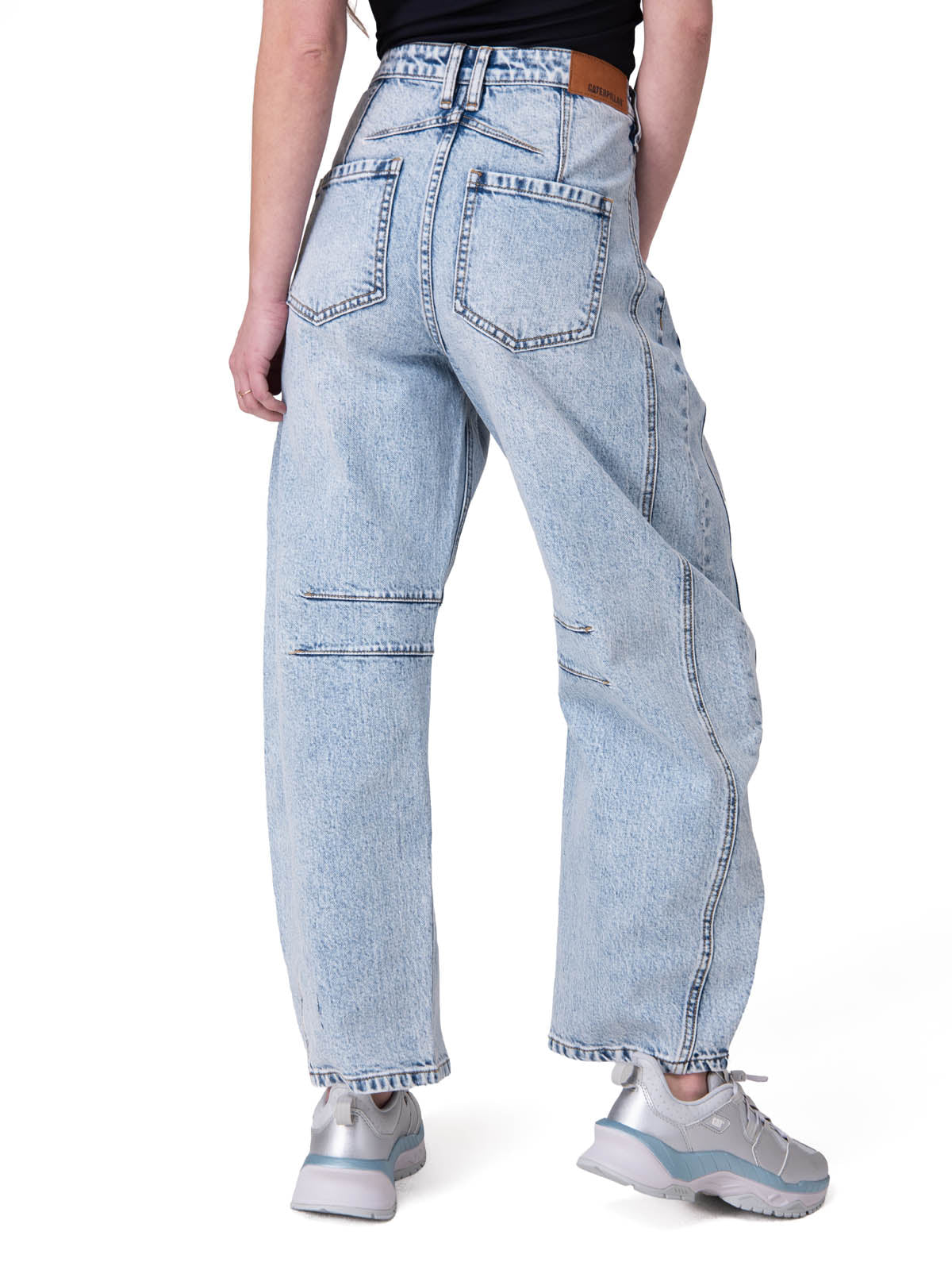 Jeans Mujer Barrel Leg Jean Celeste