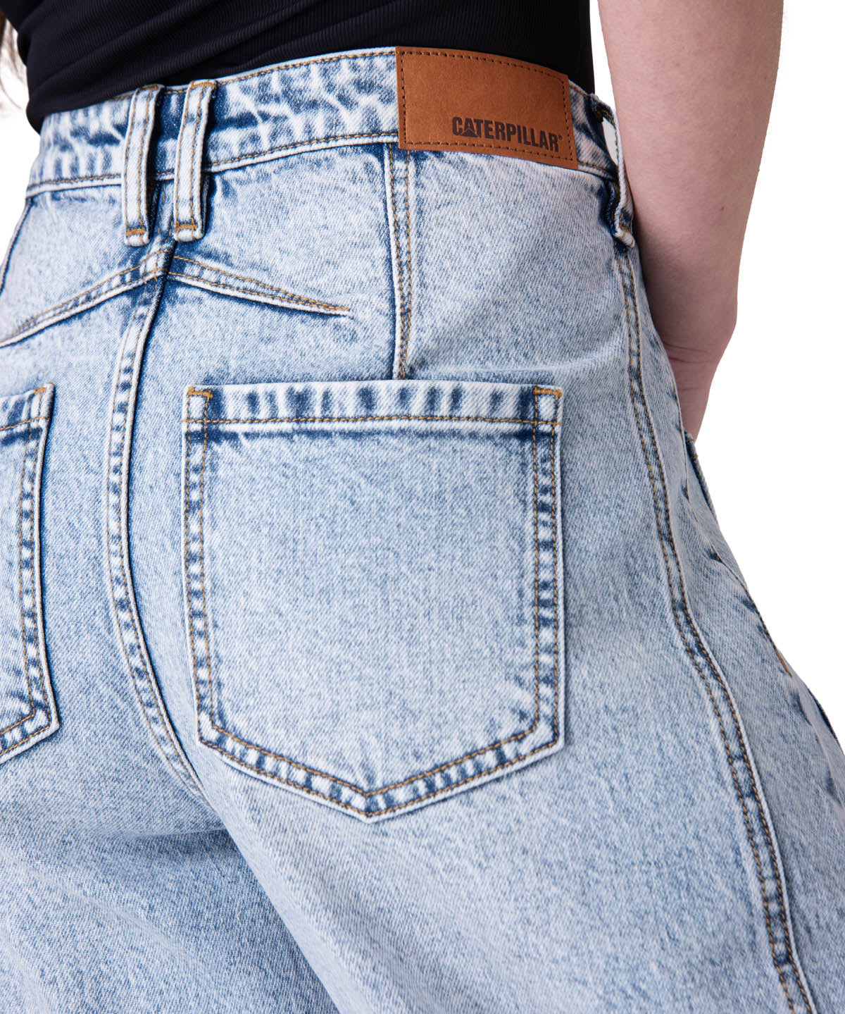 Jeans Mujer Barrel Leg Jean Celeste